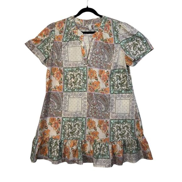 Cato xl PLUS SIZE PAISLEY PATCH DRESS - Picture 6 of 15